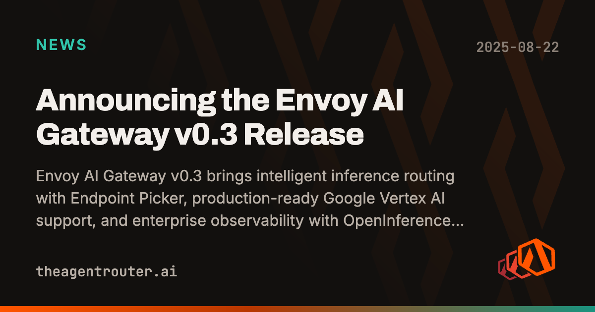 Envoy AI Gateway v0.3.0 Release